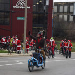 Santa Comes By Bike